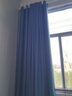 赫伊莎窗帘免打孔安装套装遮光免安装卧室飘窗简易小窗户房间保暖短帘 北欧双面遮光-藏青色(深蓝) 定制/含伸缩杆每米布料单价 件 实拍图