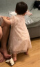 戴维贝拉（DAVE＆BELLA）【Hello·Kitty联名】女童连衣裙夏装公主裙中国风宝宝汉服裙子 橘粉 90cm（建议身高80-90cm） 晒单实拍图
