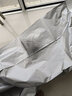 馨菲羽遮光窗帘定制成品布料卧室客厅飘窗防晒隔热挡光阳台办公全遮阳布 全遮光双面银【宽带配四爪钩】 宽1.9米*高2.2米一片 实拍图