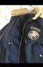AKCLUB新复古回潮VINTAGE毛领飞行夹克男保暖休闲外套AK男装1604141 藏蓝色 XL 实拍图