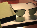 雷朋（RayBan）太阳镜派对达人系列半框墨镜潮流方形男女款时尚眼镜0RB3016 W0366玳瑁色镜框绿色经典镜片 尺寸49 实拍图