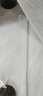 【138两件】【品质好货】帝创者男装衬衫男2022春季新款男士职业商务休闲正装纯色抗皱衬衣长袖衬衫男 CX606白色 4XL 实拍图