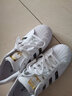 阿迪达斯（adidas）三叶草男鞋女鞋 25秋新款金标贝壳头情侣款运动时尚潮流休闲板鞋 黑/金标贝壳头/偏大 SUPERSTAR 41 内长255mm 实拍图