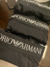 Emporio Armani阿玛尼男士平角内裤3条装111610 CC722 黑色 M 晒单实拍图