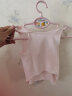 童泰夏季0-2个月婴儿男女背心2件装T31J5443 粉色 52cm 晒单实拍图