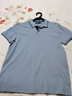 杉杉短袖男夏季新款纯棉透气商务休闲polo中青年翻领工作服半袖T恤 紫蓝 XL (180/96A) 实拍图