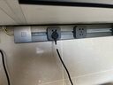 西门子（SIEMENS）轨道插座壁 8000W挂式轨道插座电力轨道多功能导轨插座 S8PC款 0.4米轨道+2个五孔白色 实拍图
