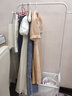 唯良 多功能衣帽架落地卧室挂衣架床边换衣服架门口挂包转角置物架 2层60cm白色【布套款】 实拍图