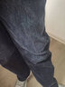 大大牛亲肤舒适秋冬季直筒宽松石墨烯牛仔裤男高档潮流高腰深档休闲长裤 蓝黑2173 36 裤腰2尺8 实拍图