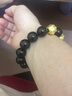 汉秀黄金貔貅手链男加厚转运珠手串情侣款本命年520礼物送老婆送女友 8mm玛瑙+貔貅+2金珠(金约1.36克) 实拍图