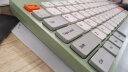 B.O.W 航世 MK620无线键盘超薄轻音键盘便携可爱女生键盘适用于办公家用笔记本台式机键鼠套装 2.4G单键盘【橙灰绿】 实拍图