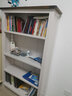 简美丽家 板式实木书架置物架地中海客厅简约白色落地书架组合家具可定制 四层90cm宽（DZH404-90） 实拍图