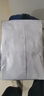 型彬白大褂长袖护士服医生大码加肥男女学生化学实验服加厚纯棉白大衣 薄款松紧袖 3XL 185xxxl 实拍图