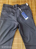 罗蒙（ROMON）抗皱休闲裤男士高弹力西装裤夏季薄款免烫冰丝裤商务中青年裤子男 藏青+黑色【春秋厚款】 33 (140-150斤) 实拍图