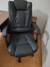 零梦 老板椅办公椅电脑椅座椅大班椅家用可躺升降转椅按摩搁脚午休 黑色乳胶款可躺按摩+搁脚 尼龙脚 实拍图