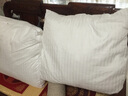 永光多功能床头三角靠枕带头枕棉麻大靠垫沙发办公室腰垫护颈枕护腰枕 麻本色 大号60*50*20含圆枕 实拍图