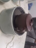 九土陶瓷壶承简约禅意小型干泡茶盘建水家用茶渣缸水洗功夫茶具配件 款式二A款 实拍图