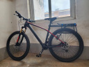 永久山地自行车27.5英寸27速碳纤维车架油簧叉男女式成人学生越野单车 消光岩黑红色 晒单实拍图
