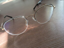 夏蒙（Charmant）眼镜框男女半框超轻合金百搭近视眼镜架VM19332 GP 52mm黑金色 实拍图