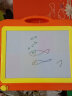 琪趣 儿童画板彩色磁性超大号写字板宝宝笔涂鸦板婴幼儿1-2-3岁早教玩具学习绘画玩具 44X36CM加厚款橙色8888A 配1笔+5印章 晒单实拍图