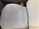 鑫天缘纯亚麻汽车坐垫单片四季通用夏天凉垫麻座垫三件套无靠背前排防滑 双经双纬单座 实拍图