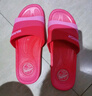 回力韩版凉拖鞋拼接情侣款浴室居家用时尚软底拖鞋HL333361桃红色40码 实拍图