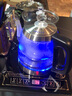 开品 23X37全自动底部上水电热水壶茶台茶桌专用一体玻璃烧水壶嵌入式套装抽吸水电茶炉蒸汽喷淋煮茶器 烧水+消毒黑色 1.2L (23X37CM) 实拍图