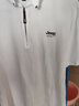 JEEP SPIRIT吉普短袖T恤男polo半袖新款男士夏季t恤衫商务休闲翻领上衣体恤纯 T118 白色 3XL (155-170斤) 实拍图
