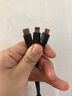 雅百达 数据线定制logo伸缩三合一6A超级快充100W一拖三华为66W适用苹果Type-c安卓小米手机充电器 【100W超级快充】午夜黑 实拍图
