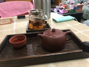 憨娃日式茶架实木多层台面置物架茶道展示架古董展示博古茶壶架博古架多宝格小花架桌面茶具收纳架创意格子 重烧 四层（62CM长*30CM深*53CM高） 实拍图
