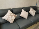 思篇欧式奢华提花沙发抱枕加厚布艺客厅靠垫套大号床头靠背办公室腰枕 米色牡丹(雪尼尔提花) 50*50cm抱枕套+枕芯 实拍图