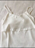 嫚熙（EMXEE）哺乳背心月子服纯棉孕妇喂奶巾防走光春秋孕妇吊带内衣女 【白色-无罩杯】纯棉款 L 实拍图