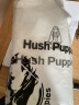 暇步士（Hush Puppies）胸包男头层牛皮简约时尚运动单肩包潮流斜挎男包 黑色 实拍图