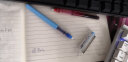 白雪(snowhite)X88可换笔芯直液笔速干走珠笔巨能写针管型中性笔学生用笔蓝色0.5mm12支/盒 实拍图