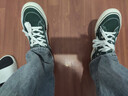 回力帆布鞋新款秋季潮鞋男女情侣鞋牛筋底防滑学生板鞋透气软底休闲鞋 推荐百搭款C555深绿/米 43 尺码标准 实拍图