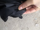 浪古夹克男士春秋冬季外套男装工装褂子羽保暖绒服加厚棉衣服仿冲锋衣 黑色加绒 L(115-130斤) 实拍图