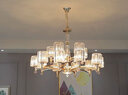 韵钰轻奢客厅欧式水晶吊灯现代简约大气餐厅卧室新款北欧全屋灯具套餐 10头（三色LED光源）吸吊两用 实拍图