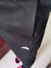 安踏运动长裤女 冬季收口小脚裤子内里加绒针织运动裤 （加绒款）基础黑 XL(175/80A) 实拍图