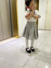 百丽 童鞋女童黑皮鞋春秋软底儿童学生鞋中大童演出鞋单鞋 黑色26 实拍图