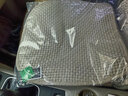 鑫天缘纯亚麻汽车坐垫单片四季通用夏天凉垫麻座垫三件套无靠背前排防滑 双经双纬小方垫（单个座位） 实拍图