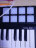 worlde 25键便携midi键盘打击垫音乐编曲键盘电音迷笛控制器力度感应键盘 tuna mini PANDAMINI黑色标准版（打击垫带红色背光灯） 实拍图