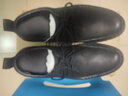劳克士春季头层牛皮休闲皮鞋男英伦商务工装鞋低帮上班透气男鞋手工鞋 黑色 41 实拍图