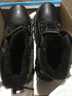 轩途诗儿童皮鞋男童马丁靴子加绒耐磨防水男童鞋男孩儿童靴子棉舒适鞋子 299黑色加绒 35 实拍图