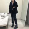 WESTRAVAL马丁靴女冬季内增高女靴潮流英伦风显瘦靴子女柔软舒适百搭短靴女 黑色平底单里 36 实拍图