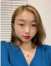 戚小米项链女百搭时尚简约锁骨链气质小众闺蜜潮吊坠实用送女朋友礼物 红心 实拍图