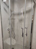 九牧（JOMOO） 【定制】 弧形整体淋浴房一体式浴室干湿分离隔断淋浴房移门E3 【银色光玻】900*900*2000 不含蒸汽 实拍图