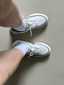 零度男鞋2025新款男士运动休闲鞋日常百搭拼接条纹轻便软底潮流百搭 白色 41 实拍图