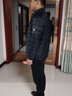 啄木鸟轻薄羽绒服男秋冬季款外套男连帽情侣加绒保暖袄子冬装上衣服男装 1800-1黑色【立领款】 2XL （140-160斤） 实拍图