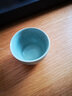 寻汝汝窑茶杯茶具单杯品茗杯陶瓷功夫天青色开片主人杯茶盏高档釉禅定 汝窑压手杯(小号)- 70ml 一个装 实拍图