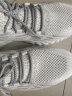 森馬（Senma）时尚飞织网面运动鞋套脚舒适透气休闲鞋男211120303 白灰色 47码 实拍图